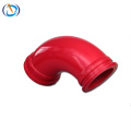 Wear resistant DN150/6 double wall elbow price